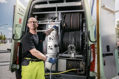 Löschwasser Entsorgung mit Aufnahme und Transport